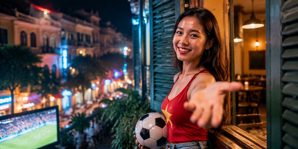 Người hâm mộ bóng đá tại Hà Nội theo dõi kết quả cược trên điện thoại